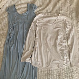 ASOS Maternity dress and shirt